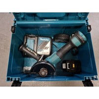 Makita DGA506RTJ kampinis šlifuoklis 1x5 Ah (naudotas)